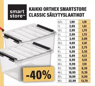 CLASSIC SÄILYTYSLAATIKOT