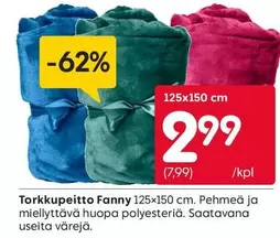 Torkkupeitto Fanny