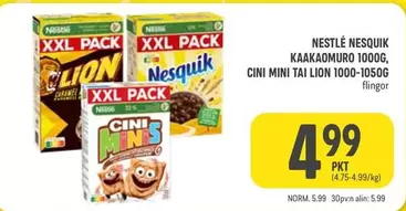 NESQUIK KAOKOMURO, CINI MINI TAI LION
