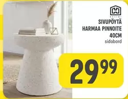 SIVUPÖYTÄ HARMAA PINNOITE 40CM