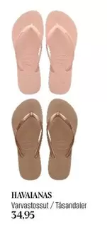 Varvastossut / Täsandalers