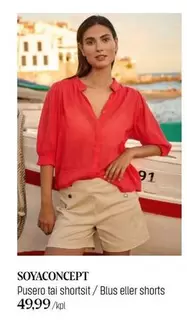 Pusero tai shortsit / Blu eller shorts