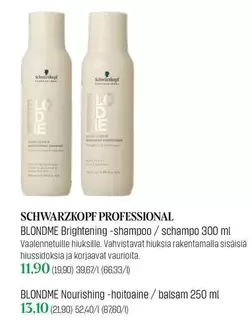 BLONDME Brightening -shampoo / schampo 300 ml