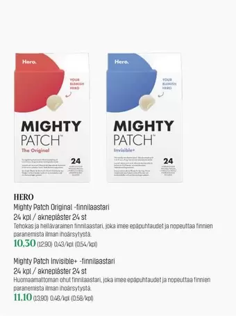 Original - Mighty Patch -finnilaastari
