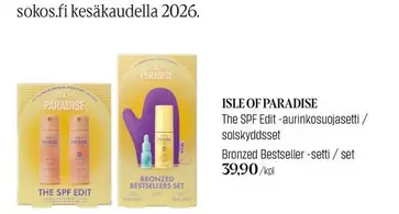 The SPF Edit -aurinkosuojasetti / solskyddsset