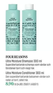 Ultra Moisture Shampoo 300 ml / Ultra Moisture Conditioner 300 ml