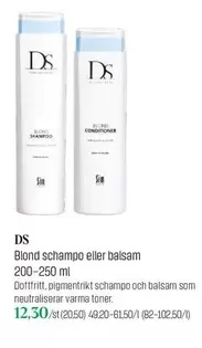 DS - Blond schampo eller balsam