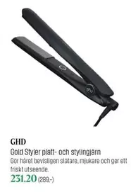 Gold Styler platt- och stylingjärn