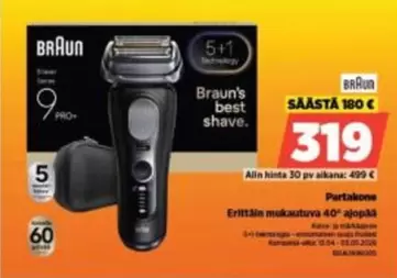 Series 9 Pro+ shaver