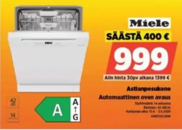 Miele - Astianpesukone