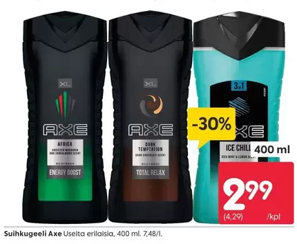 SC - Axe Useita erikoisia