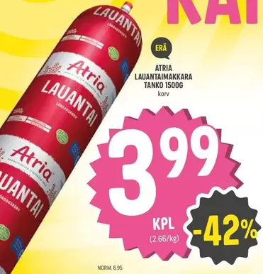 LAUANTAIMAKKARA TANKO