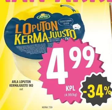 Arla - LOPUTON KERMAJUUSTO