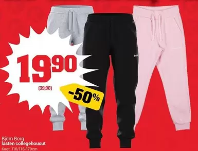 Lasten Collegehousut