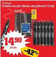 Creative Acrylic Marker akryylitussit