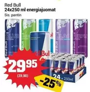 24x250 ml energiajuomat