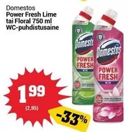 Lime - Power Fresh  tai Floral WC-puhdistusaine
