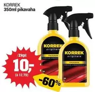 KORREK 350ml pikavaha