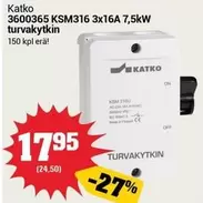 3600365 KSM316 3x16A 7,5kW turvakytkin