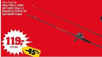 Max Pike 2.44M 40-140G 2Sec