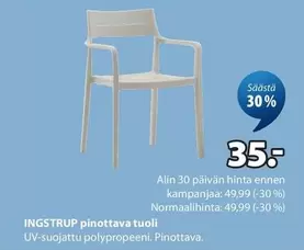 INGSTRUP pinottava tuoli