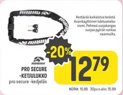 PRO SECURE -KETJULUKKO