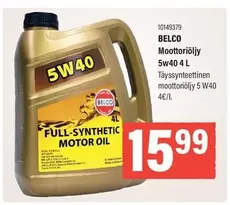 Mootoröljy 5w40 4 L