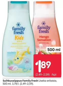 Kids 2-in-1 Shower & Shampoo / Mango Sensation Shower Gel