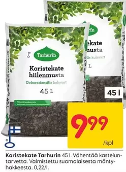 Koristekate hiilenmusta