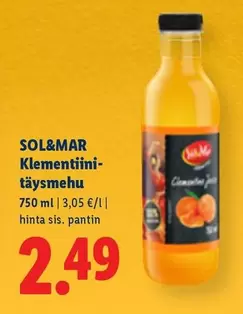 Klementiini-täysmehu