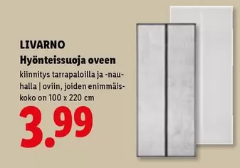 Hyönteissuoja oveen