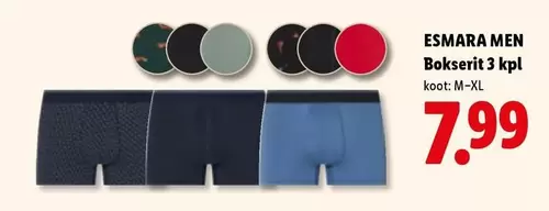 Boxershorts 3 pack