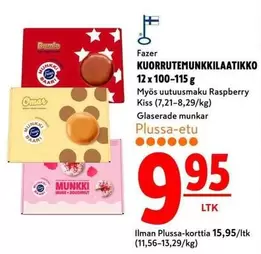 KUORRUTEMUNKKILAATIKKO 12 x 100-115 g