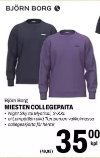 MIESTEN COLLEGEPAITA