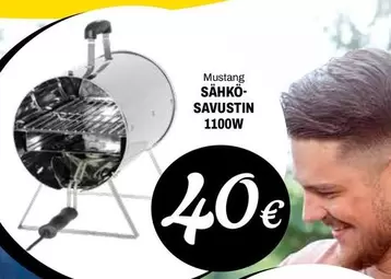 Mustang - SÄHKÖ-SAVUSTIN 1100W