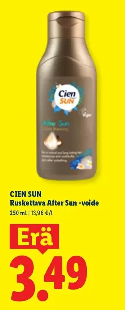 Ruskettava After Sun -voide