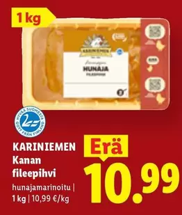 Kanan fileepihvi hunajamarinoitu