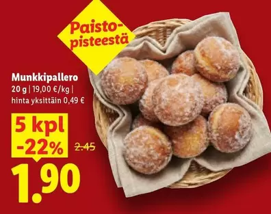 Munkkipallero