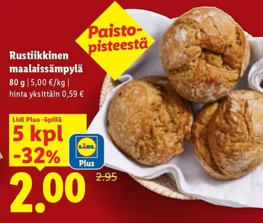 Rustiikkinen maalaisämpylä