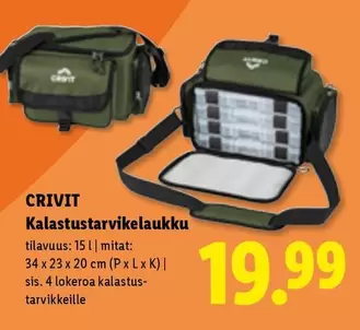 Kalastustarvikelaukku