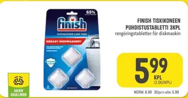 PUHDISTUSTABLETTI 3KPL