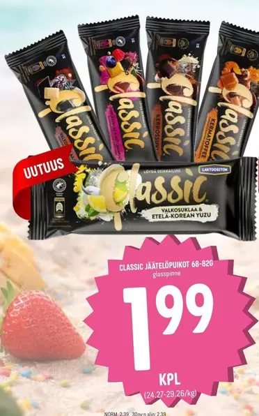 CLASSIC JÄÄTELÖPUIKOT 60-82G