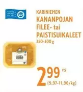 KANANPOJAN FILEE- tai PAISTISUIKALEET