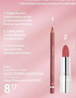 Luminous Color Huultenrajauskynä 03 Vanamo