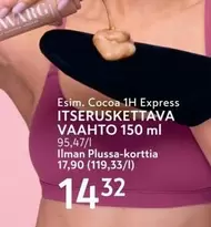 ITSERUSKETTAVA VAAHTO