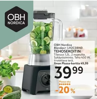 Obh Nordica - Blendeo+ Tehosekoitin