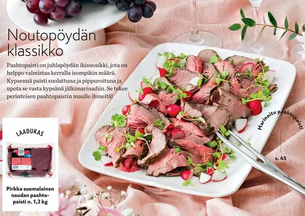 Noutopöydän klassikko