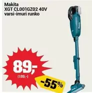 Makita - XGT CL001GZ02 40V varsi-imuri runko