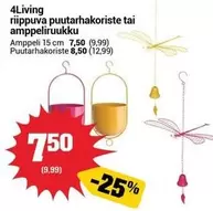 Riippuva Puutarhakoriste Tai Amppeliruukku