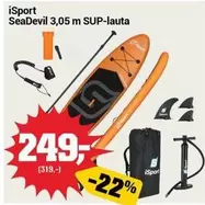 SeaDevil 3,05 m SUP-lauta